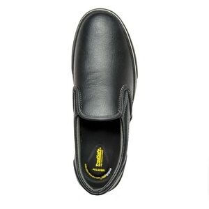 Men's Black Slip-On Work Loafer with Comfort Insole Anti-Fatigue Dream Foam